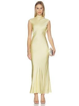 Bec + Bridge - Elias Women's Satin Back Cut-Out Maxi Dress Butter