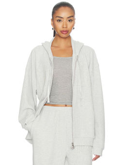 Boys Lie - No Grey Area Women's Hooded Zip-Up Hoodie Heather Grey
