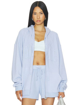 Boys Lie - Thermal Harley Women's Hooded Zip-Up Hoodie Lavender