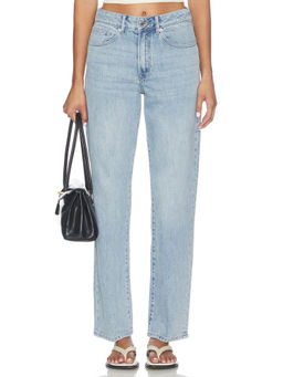 Good American - 90's Women's High-Waist Straight-Leg Jeans Indigo