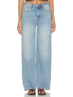 Good American - Vintage Women's High-Waist Wide-Leg Jeans Indigo