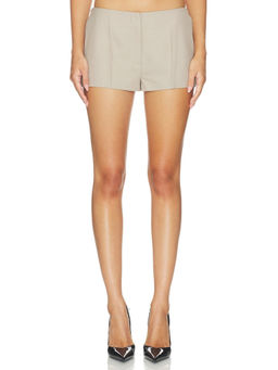 HAELO - Carabiner Women's Low-Waist Tailored Shorts Cobblestone