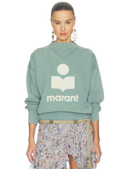Isabel Marant Etoile - Moby Women's Relaxed Logo Sweatshirt Sage