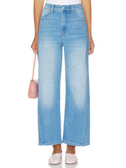 PISTOLA - Kyra Women's High Rise Light Fade Wide Leg Jeans Blue