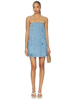 ROLLA'S - Deco Denim Women's Sleeveless Cami Mini Dress Blue