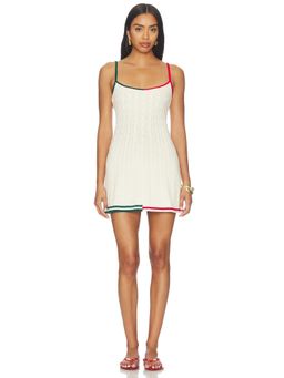 SER.O.YA - Azriel Women's Textured Knit Bodycon Mini Dress Off White