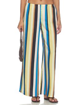 Simon Miller - Nella Women's Wide-Leg Elastic Waist Palazzo Pants Ocean Stripe