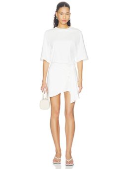 Sovere - Sohvi Women's Tee Wrap Mini Dress Chalk
