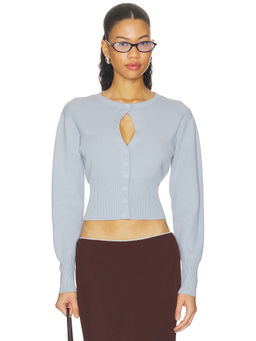 Sovere - Alani Women's Button-Front Knit Cardigan Blue