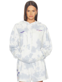 The Mayfair Group - How Are You Really? Women's Graphic Hooded Pullover Hoodie Blue