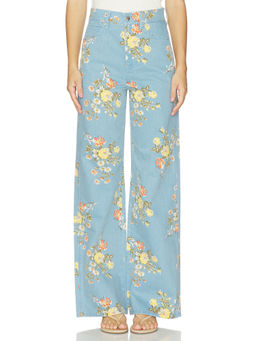 Veronica Beard - Taylor Women's High Rise Wide Leg Jeans Blue