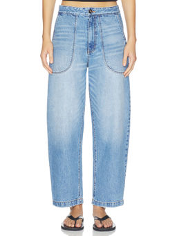 Velvet by Graham & Spencer - Rigid Denim Women's High-Waist Straight Jeans Indigo