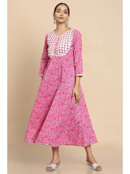 Soch - Women Pink Floral Dress