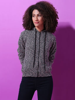 Campus Sutra - Pink Women Stylish Casual Sweatshirts