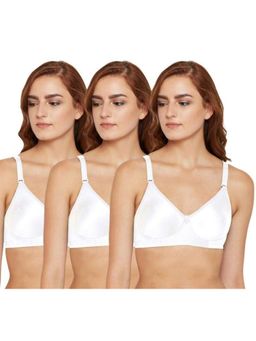 Bodycare - Pack of 3 B-C-D Cup Bra In White Colour
