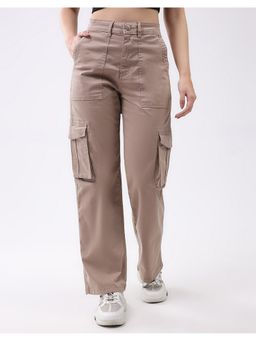 Monte Carlo - Women Beige Straight Fit Cargo