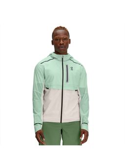 On - Men Green Polyamide Hooded Jacket