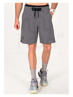 On - Men Grey Polyester Blend Sports Shorts