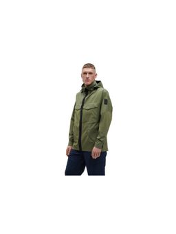 On - Men Green Polyamide Hooded Jacket