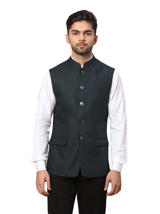 Park Avenue Dark Green Waistcoat