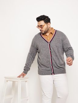 Club York - Grey White Sweater