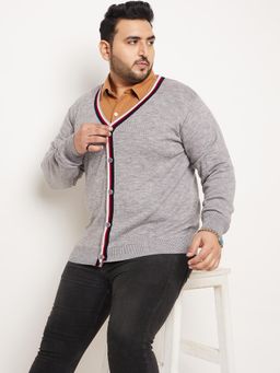 Club York - Grey Maroon Sweater