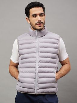 Club York - Grey Front Zipper Jacket
