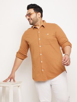 Club York - Brown Plus Size Shirt