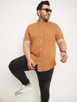 Club York - Khaki Plus Size Shirt