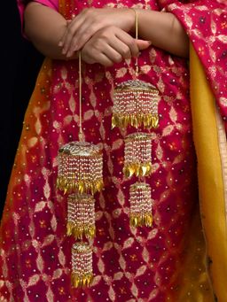 AG'S - Pearl Work Gold Plated Kaleera