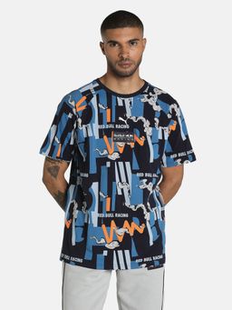 Puma - Red Bull Racing Motorsports AOP Men Blue T-Shirt