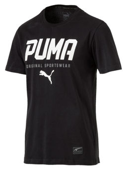 Puma - Style Tec Graphic Mens Black T-Shirt