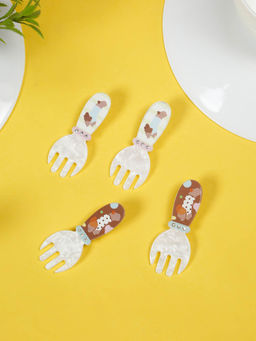 Stol'N - Fork Shaped Hair Clips (Pack Of 4) (3-12 Years)
