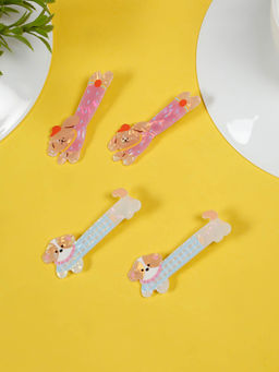 Stol'N - Animal Shaped Hair Clips (Pack Of 4) (3-12 Years)