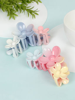 Stol'N - Floral Applique Hair Claw Clutchers (Pack Of 2) (3-12 Years)