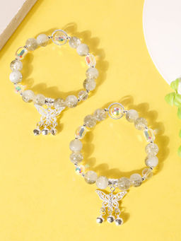 Stol'N - Butterfly Detailed Crystal Bracelets (Pack Of 2) (3-12 Years)