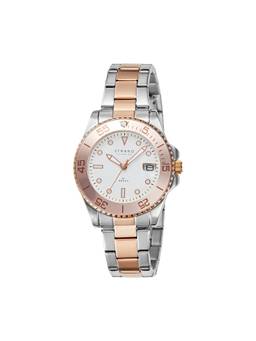 Strand by Obaku - Bondi Mini Cherrywood Turn Able Bezel White Round Dial Womens Watch - S727LDZWSH