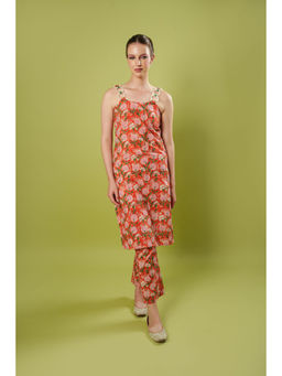 Bakhiya Jaipur - Amber Cotton Floral Co-ord Set