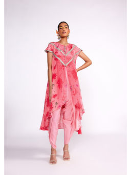 ISHA GUPTA TAYAL - Pink Top and Pant with Jacket