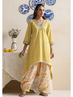 SUI KALA - Every Yellow Floral Kurta Set