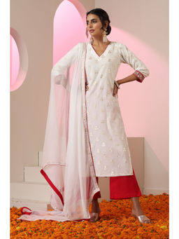 SUI KALA - Rukhsar White Kurta Set with Dupatta