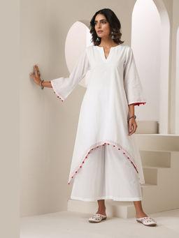SUI KALA - Rida White Kurta Set