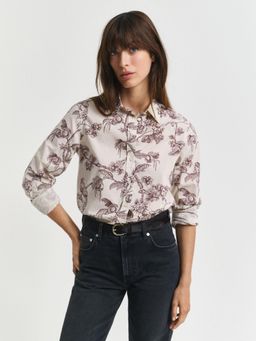 GANT - Women Floral Spread Collar Regular Fit Voile Shirt