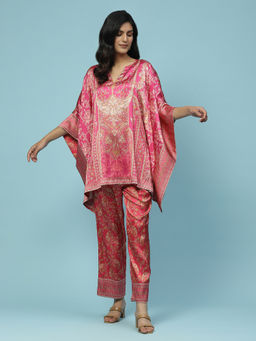 Aarke Ritu Kumar - Fuschia Printed Co-Ord (Set of 2)