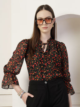 Style Quotient - Women Multi Floral Print Top