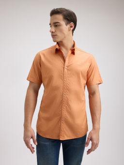 Pepe Jeans - Men Orange Short Sleeve Shirt