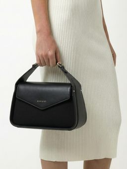 Everpret - Everyday Elegance Black Delphi Structured Shoulder Bag