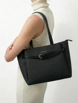 Everpret - Black Laptop Compartment Juliette Spacious Tote Bag