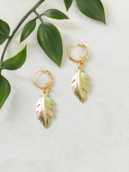 Lime By Manika - Leafy Earrings