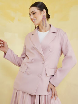 Styli - Regular Fit Double Breasted Regular Length Blazer